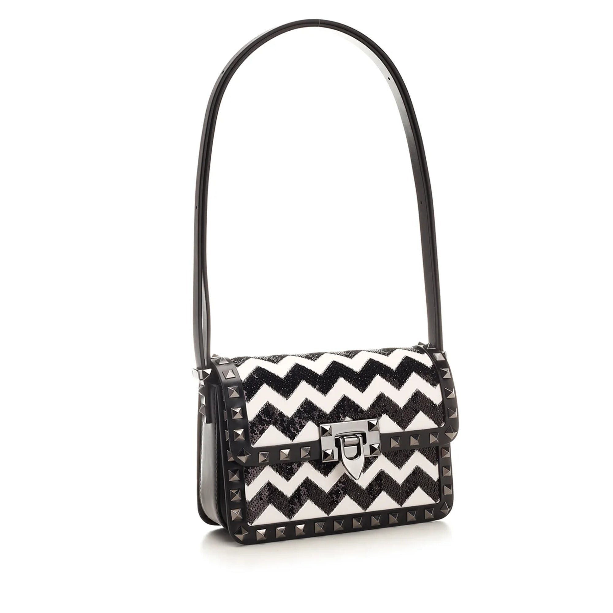Valentino Garavani Small Rockstud23 Embroidered Shoulder Bag