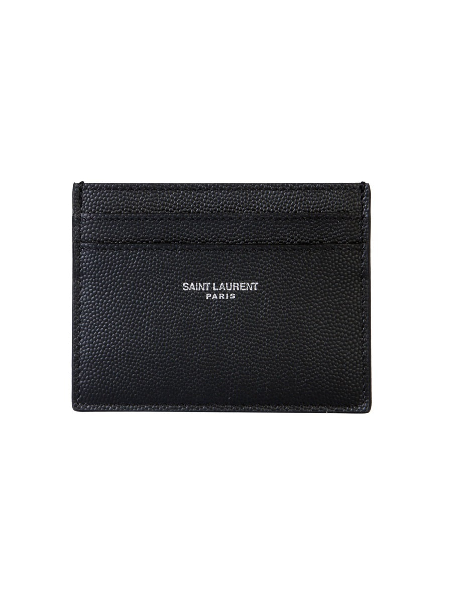 Saint Laurent Men Portacarte In Pelle