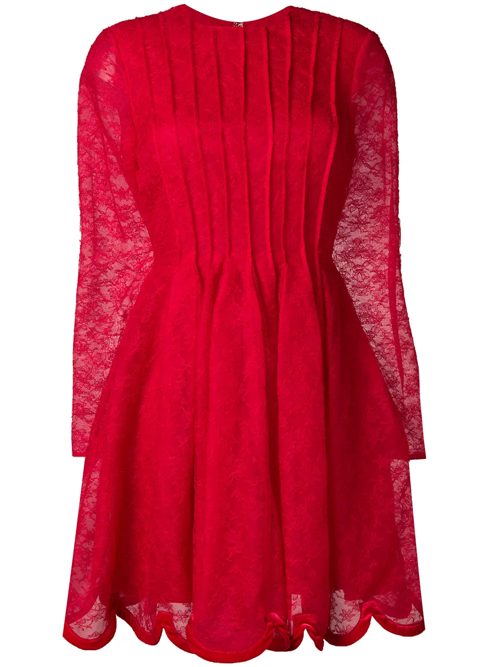 Valentino Garavani Floral Lace Skater Dress