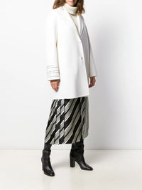 Valentino Garavani Poem Detail Single Breasted Coat