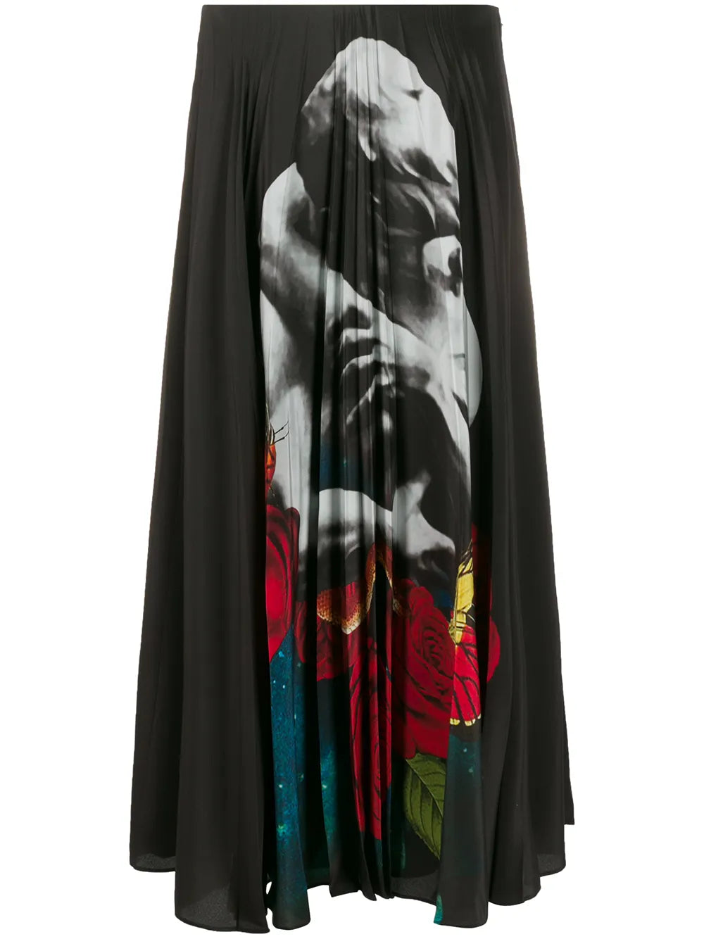 Valentino Garavani X Undercover Print Pleated Skirt