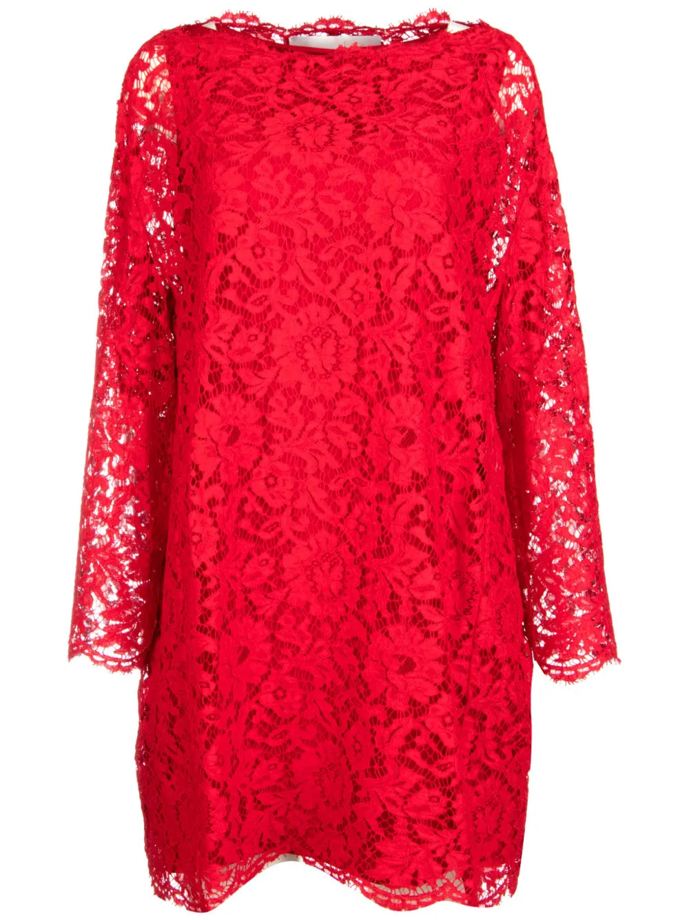 Valentino Garavani Floral-Lace Mini Dress