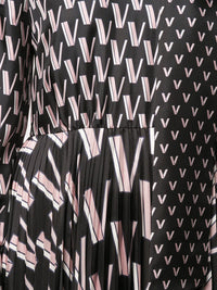 Valentino Garavani Double Vlogo Pussy-Bow Dress
