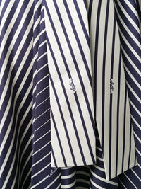 Valentino Garavani Stripe Tie-Waist Maxi Dress