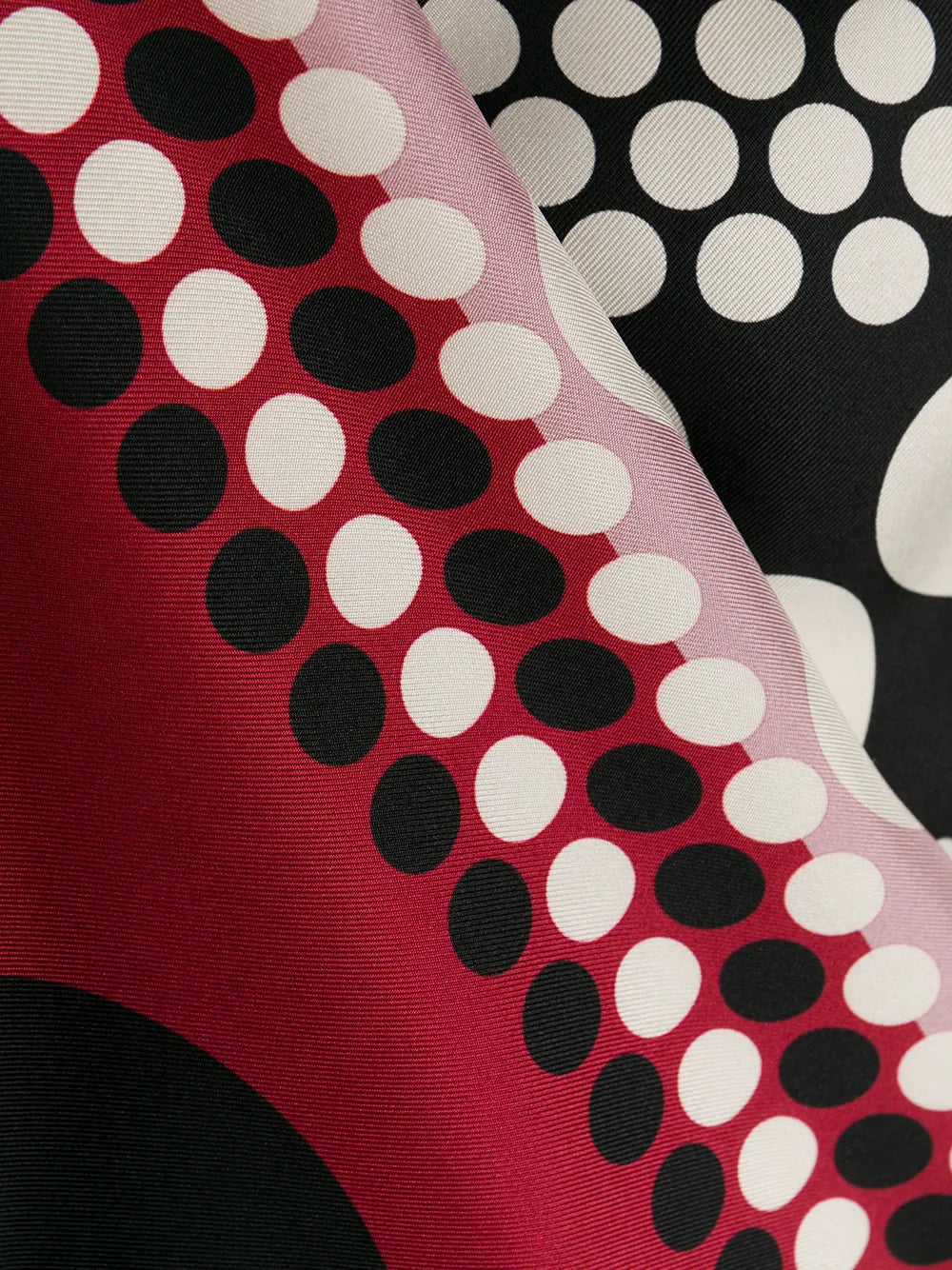 Valentino Garavani Long-Sleeve Polka-Dot Dress