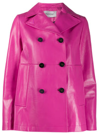 Valentino Garavani Double-Breasted Leather Jacket