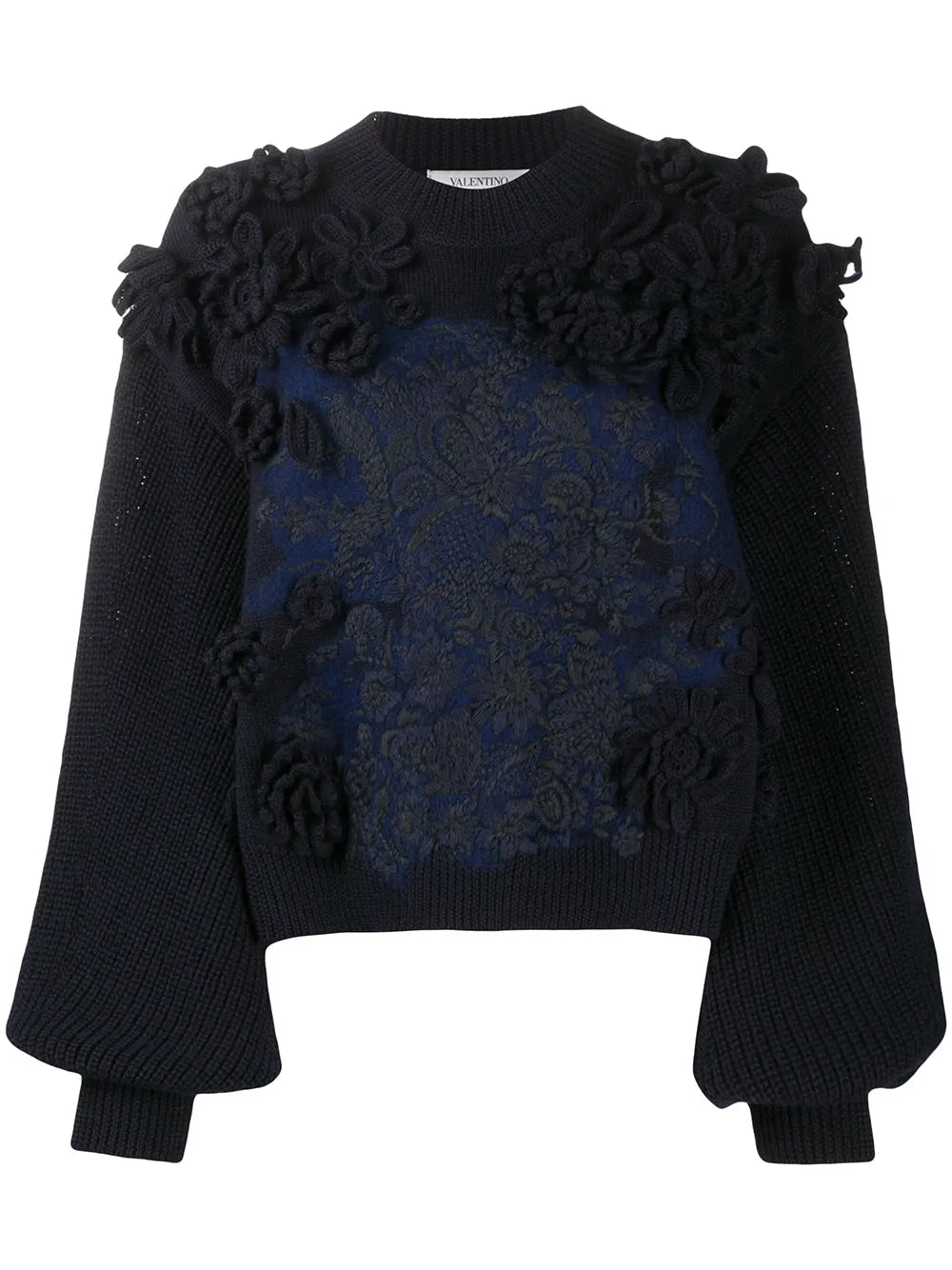 Valentino Garavani Embroidered Wool Jumper