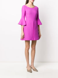 Valentino Garavani Flared Sleeves Mini Dress