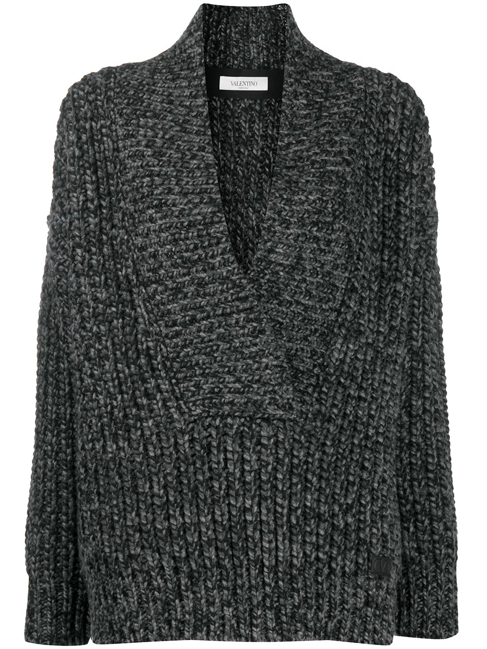 Valentino Garavani Oversized Mélange-Knit Jumper