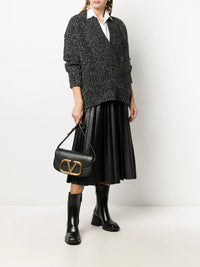 Valentino Garavani Oversized Mélange-Knit Jumper