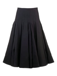 Valentino Garavani Pleated Panelled Skirt