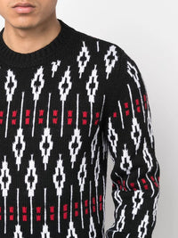 Valentino Garavani Intarsia-Knit Ribbed-Trim Jumper