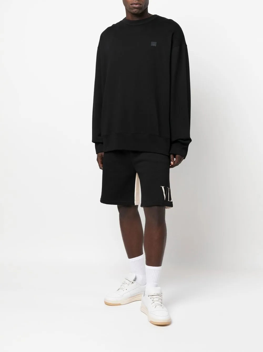 Valentino Garavani Vltn Two-Tone Track Shorts