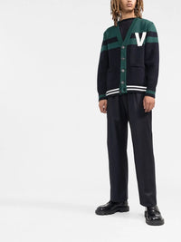 Valentino Garavani V-Logo Knitted Cardigan