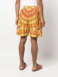 Valentino Garavani Abstract-Print Track Shorts