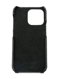 WOMEN'S LEATHER IPHONE CASE. SIZE: UNI. Black