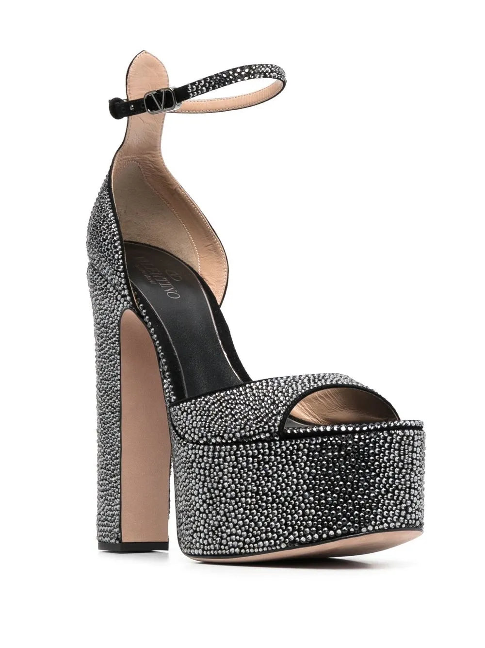 Valentino Garavani 170Mm Crystal-Embellished Platform Sandals