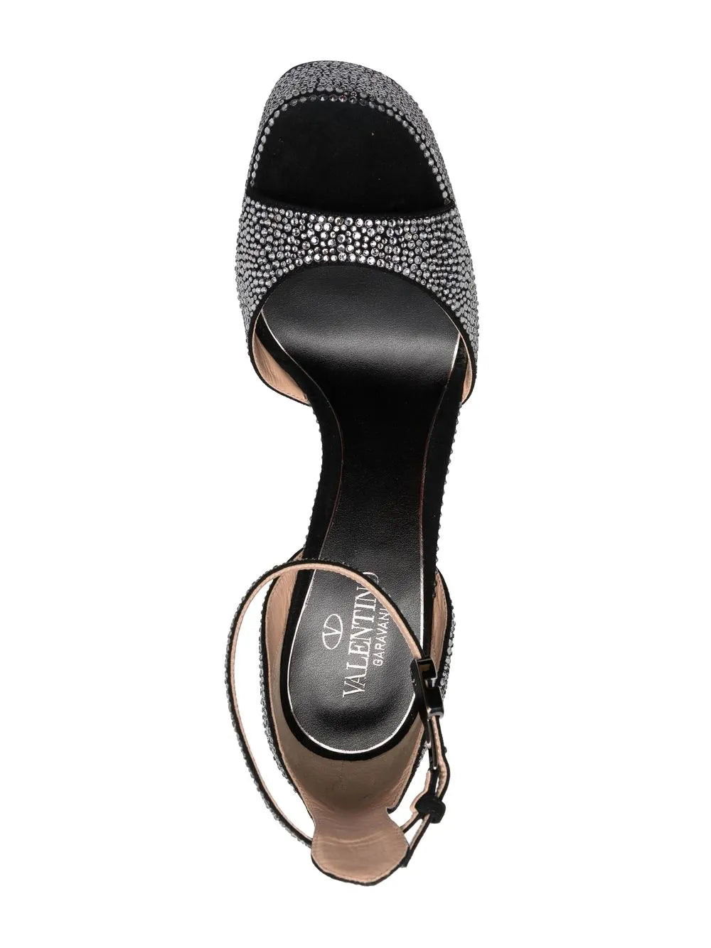 Valentino Garavani 170Mm Crystal-Embellished Platform Sandals