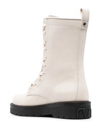 Valentino Garavani Xcombat Leather Boots