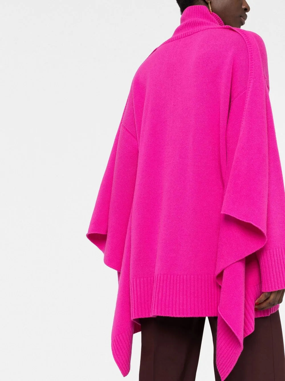 Valentino Valentino Garavani Draped Roll-Neck Jumper
