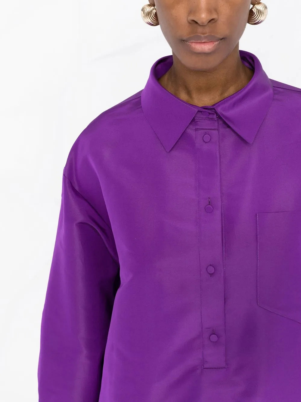 Valentino Garavani Long-Sleeve Button-Up Shirt