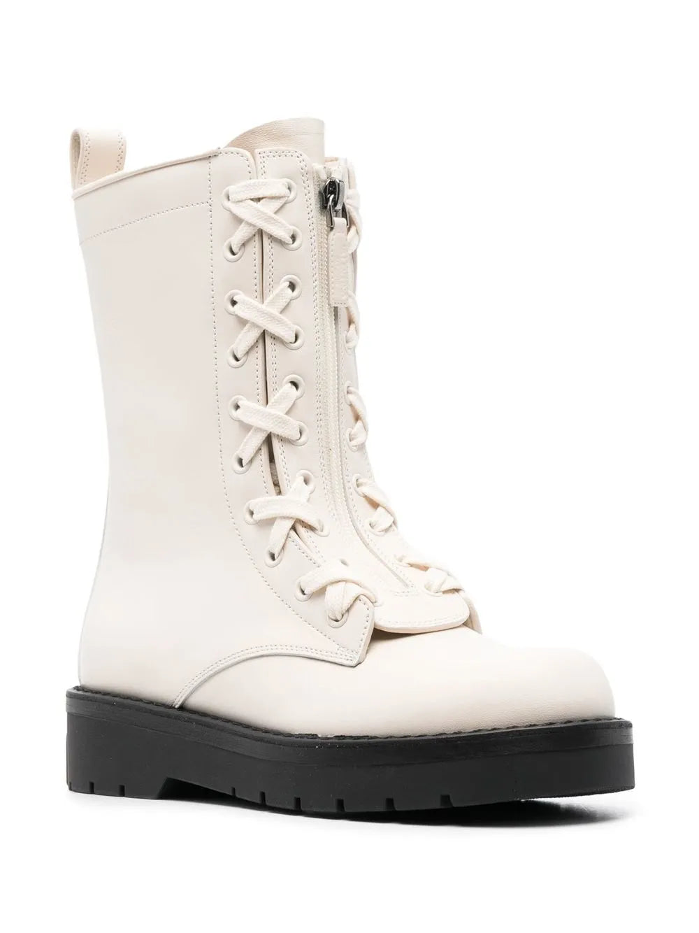 Valentino Garavani Xcombat Leather Boots
