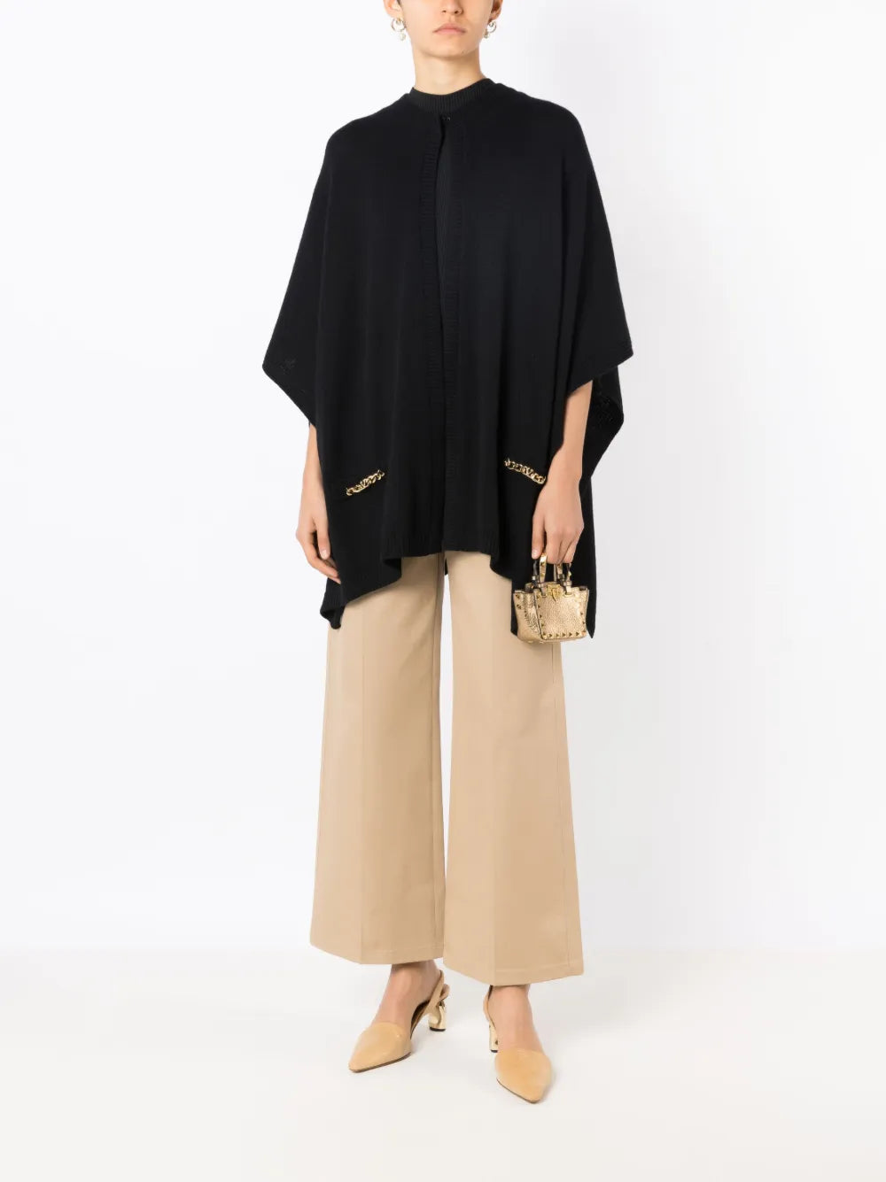 Valentino Garavani High-Rise Wide-Leg Trousers
