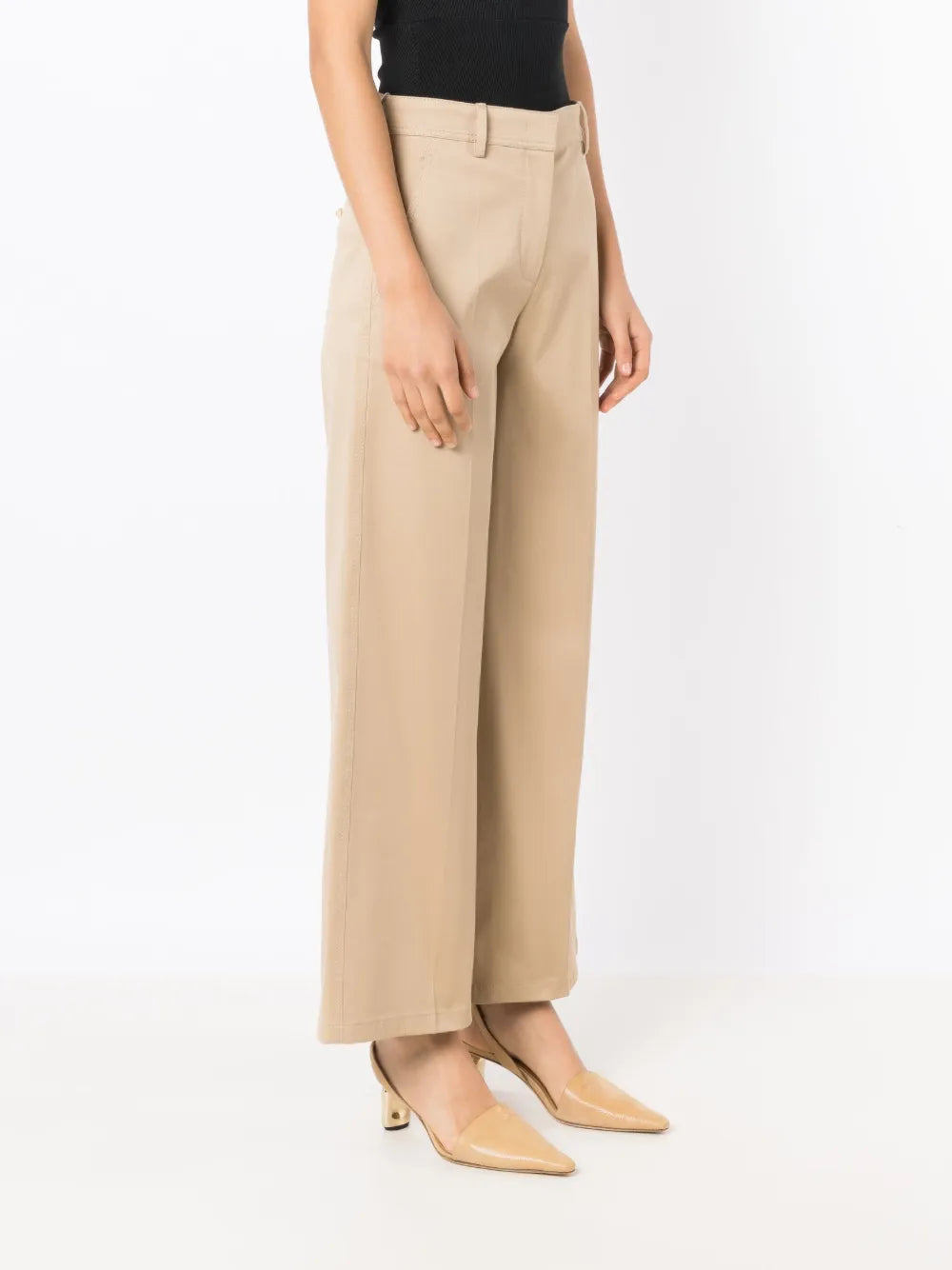 Valentino Garavani High-Rise Wide-Leg Trousers