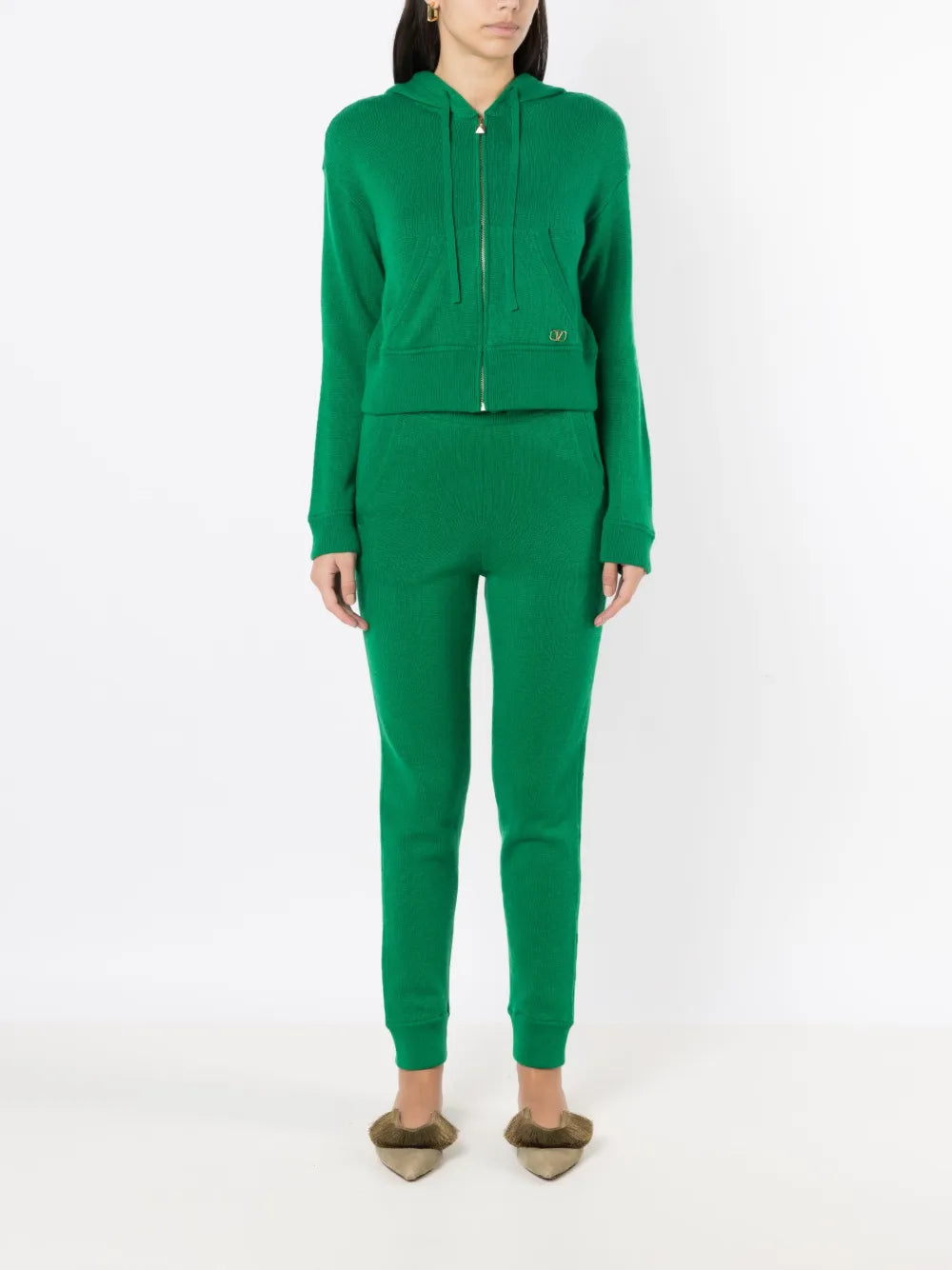 Valentino Drawstring Wool Trousers