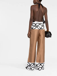 Valentino Garavani Chain 1967 Foulard Silk Jumpsuit