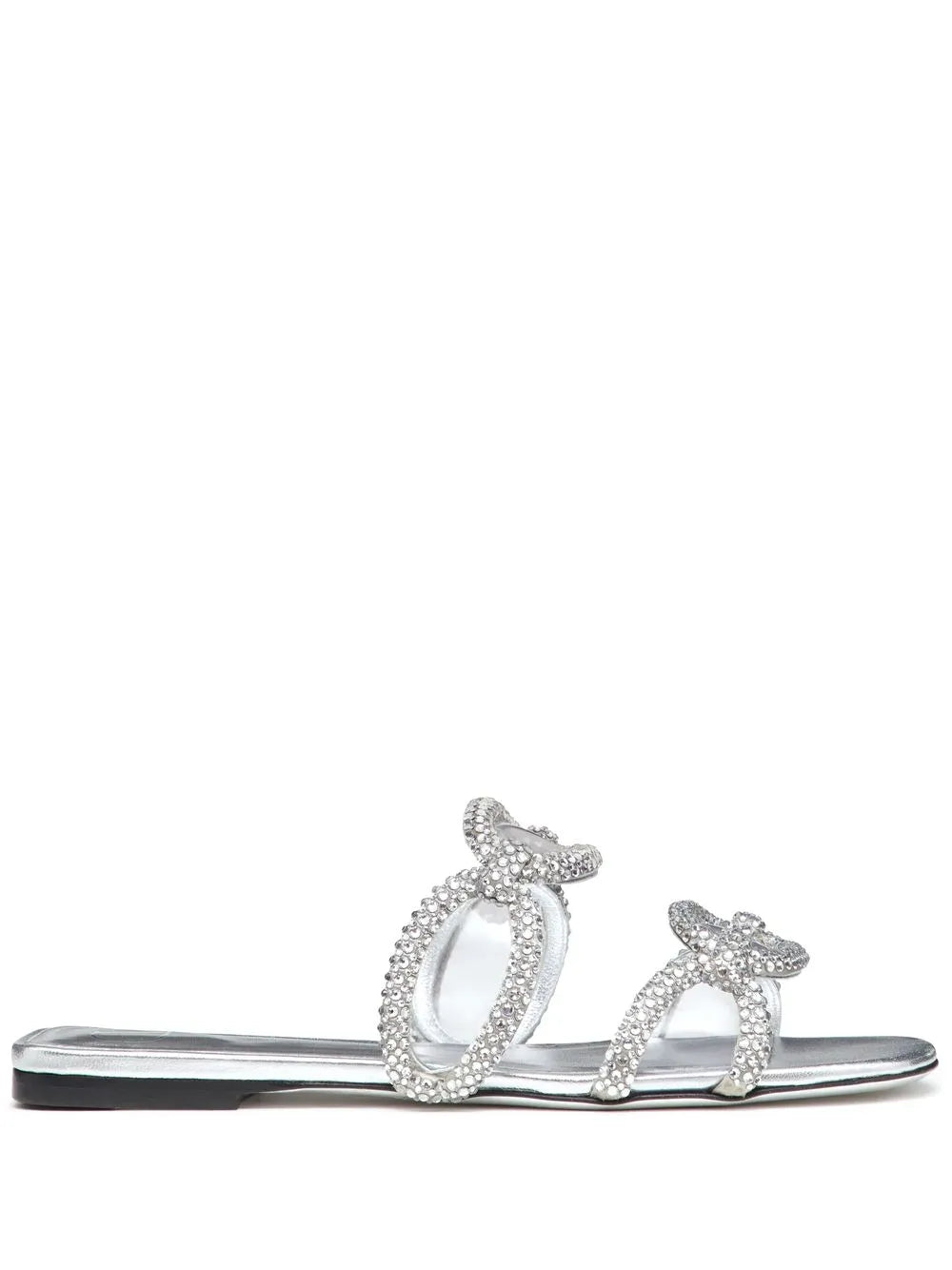 Valentino Garavani Chain 1967 Crystal-Embellished Sandals