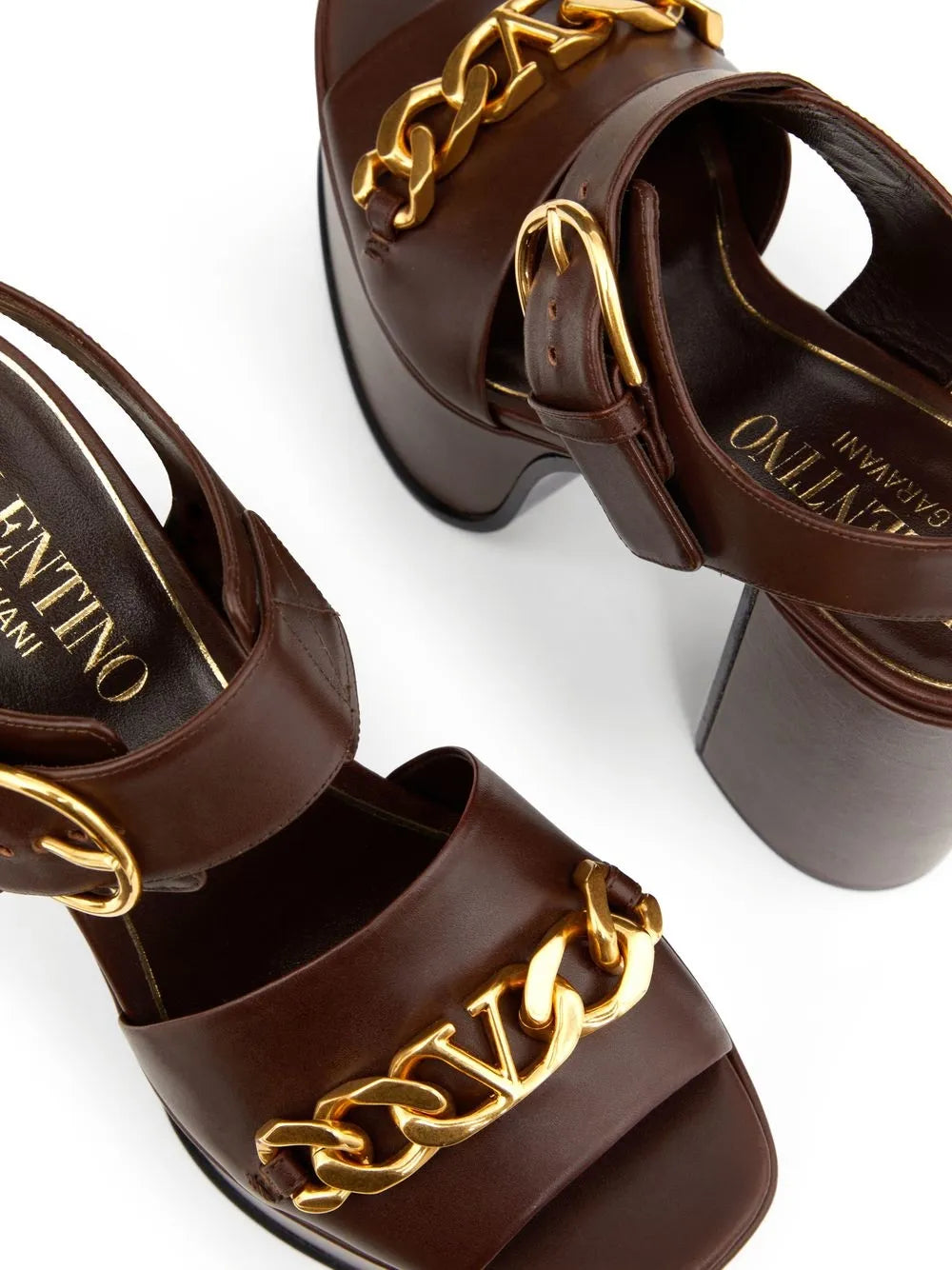 Valentino Garavani Vlogo Chain 130Mm Platform Sandals