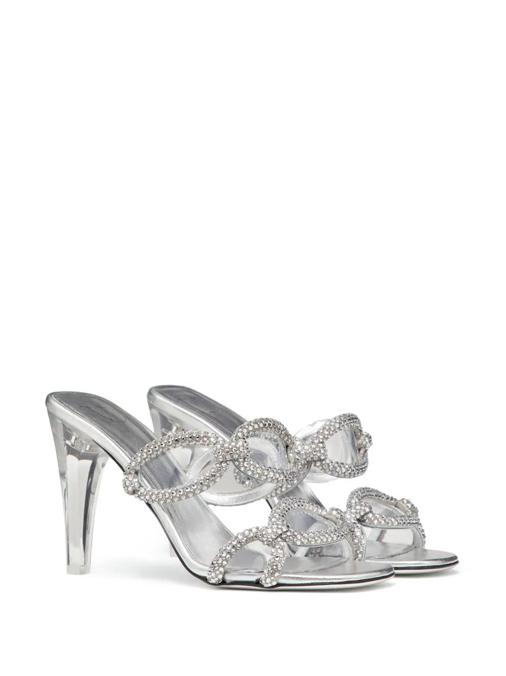 Valentino Garavani 100Mm Chain 1967 Sandals