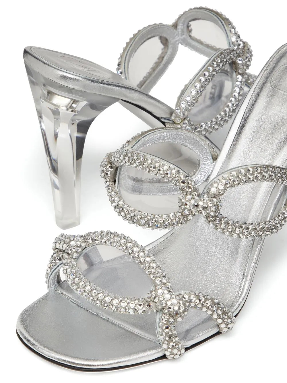 Valentino Garavani 100Mm Chain 1967 Sandals