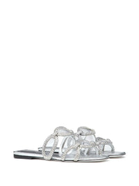 Valentino Garavani Chain 1967 Crystal-Embellished Sandals