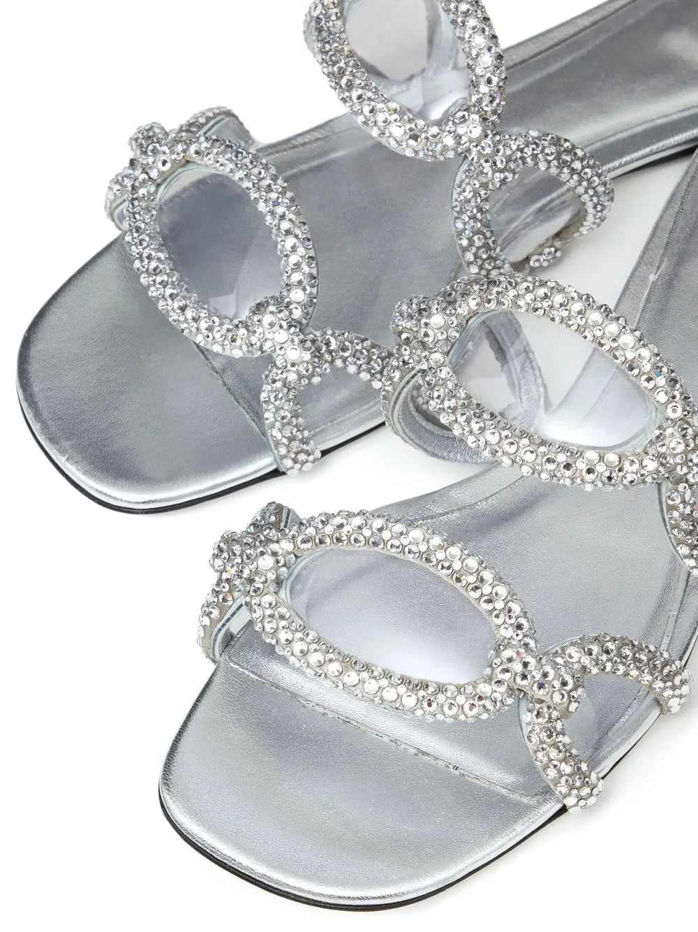 Valentino Garavani Chain 1967 Crystal-Embellished Sandals