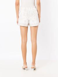 Valentino Garavani Geometric-Print Drawstring Shorts