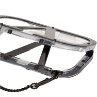 Valentino Garavani Logo-Plaque Clear Clutch