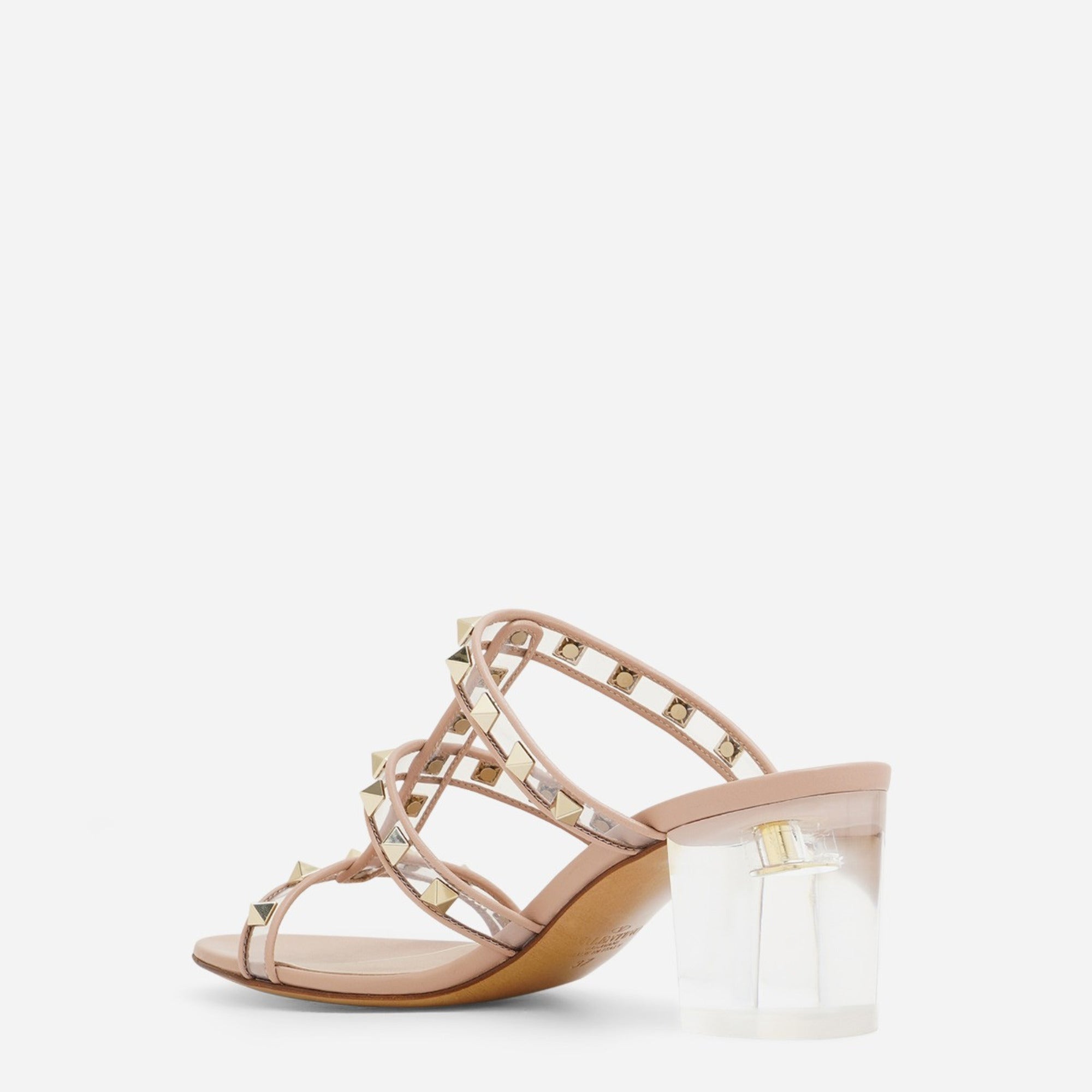 Valentino Garavani Rockstud Block-Heeled Sandals