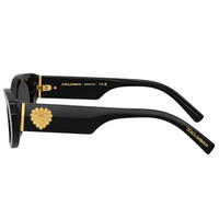 Dolce & Gabbana DG 4537 501/87 53mm Womens Oval Sunglasses