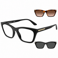 EA 4274BU 50171W 55mm Womens Cat-Eye Eyeglasses