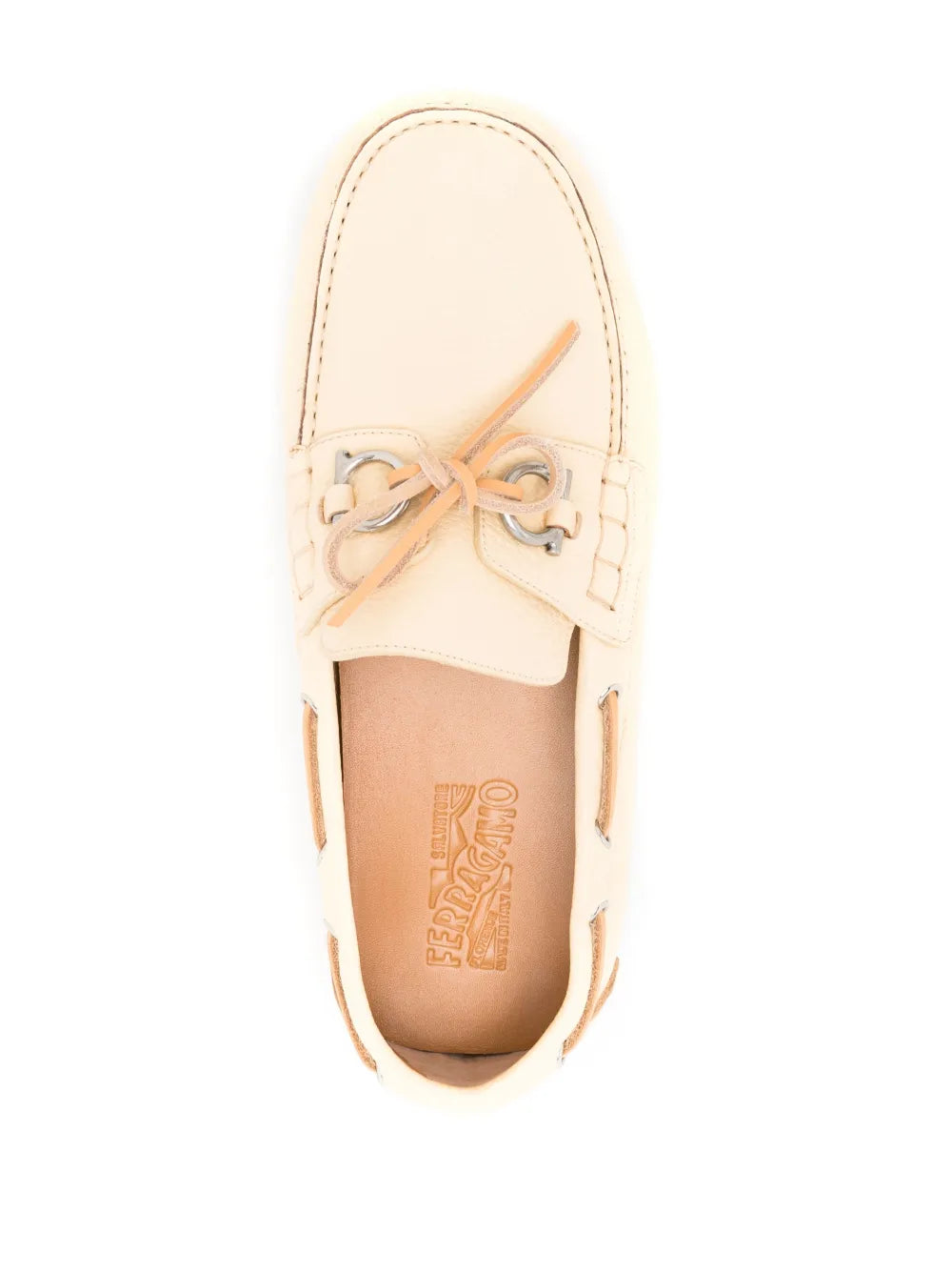 Ferragamo Injected Rock Leather Loafers