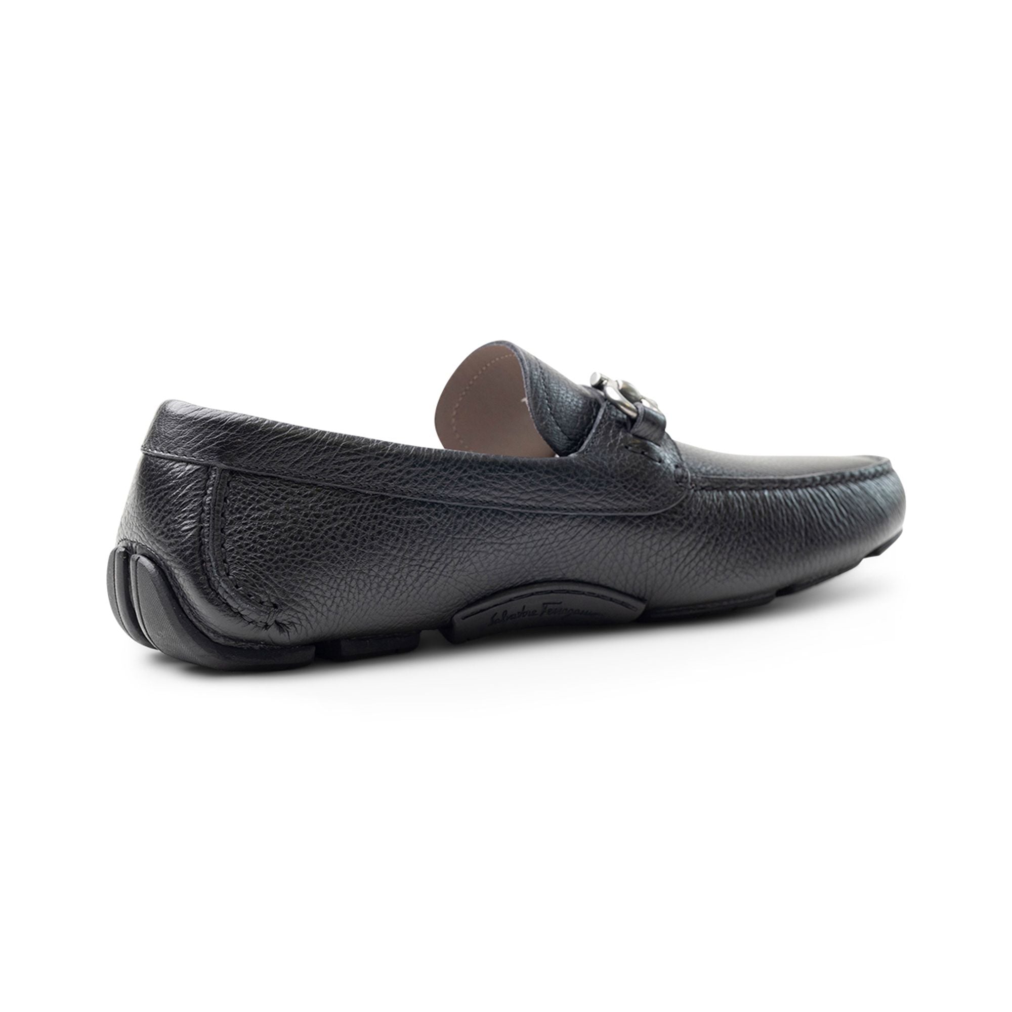 Ferragamo Gancini-Detail Suede Loafers