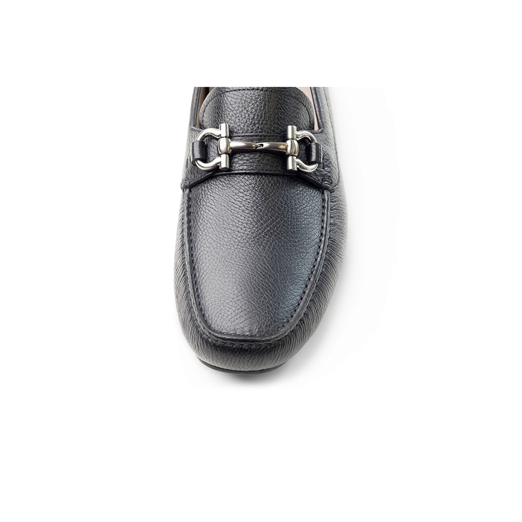 Ferragamo Gancini-Detail Suede Loafers