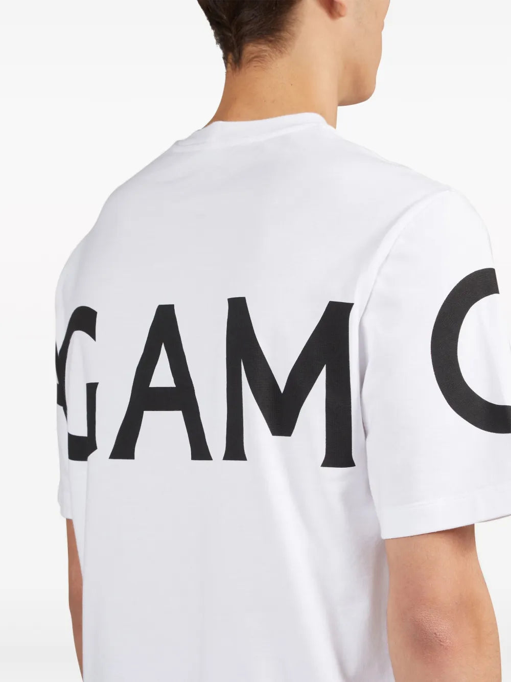 Ferragamo Logo-Print Cotton T-Shirt