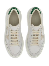 Ferragamo Gancini-Patch Calfskin Sneakers