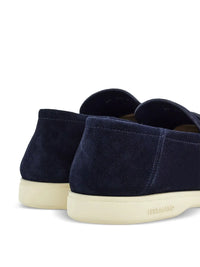 Ferragamo Deconstructed Gancini-Detailed Suede Loafers