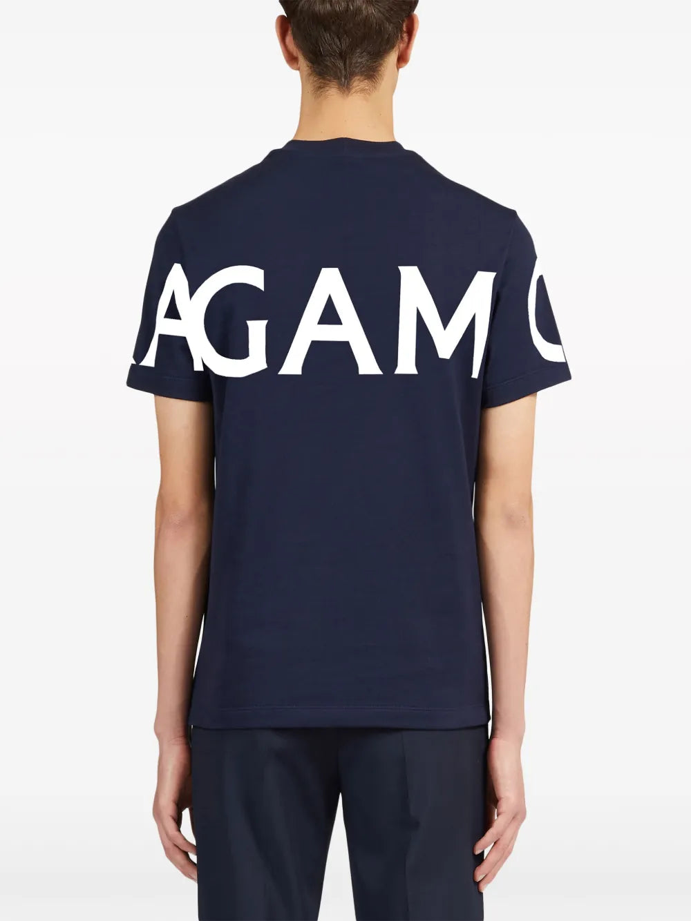 Ferragamo Logo-Print Cotton T-Shirt