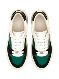 Ferragamo Dennis Panelled Sneakers