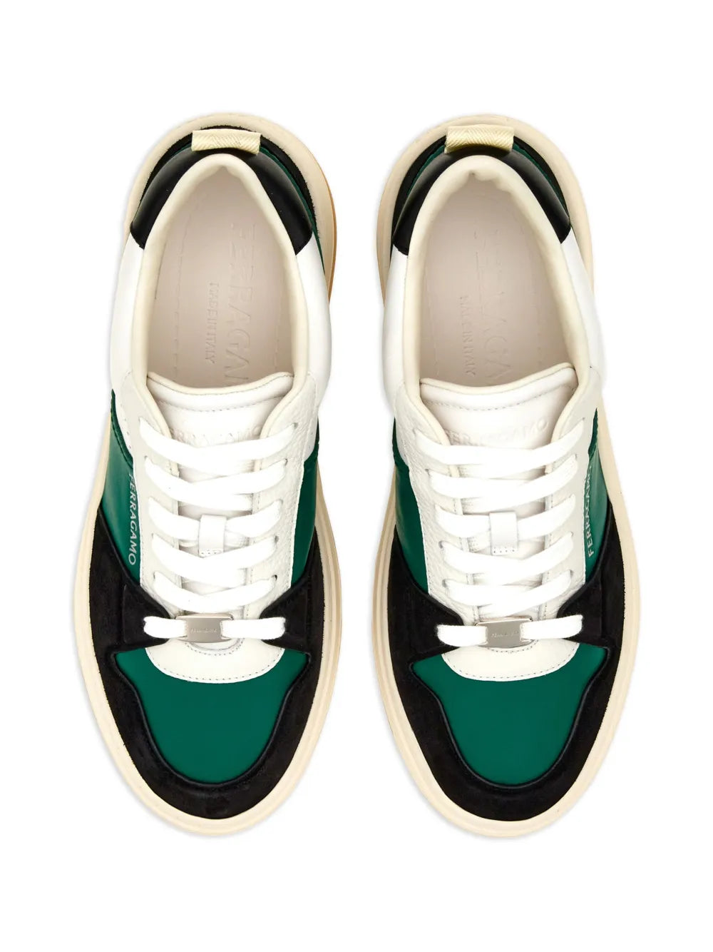 Ferragamo Ferragamo Dennis Panelled Sneakers